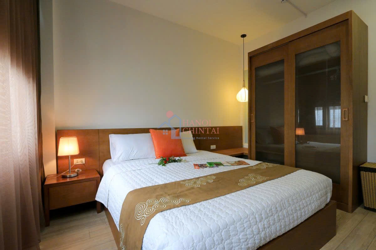 Hanoi, Ba Dinh District の Kim Ma Street にあるモダンな2ベッドルームサービスアパートメント
