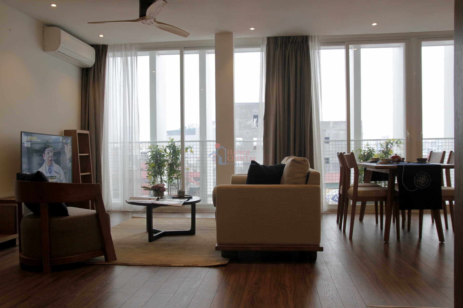 ダオタンのプレミアム 2 ベッドルーム サービスアパートメント – 日本人コミュニティの近く