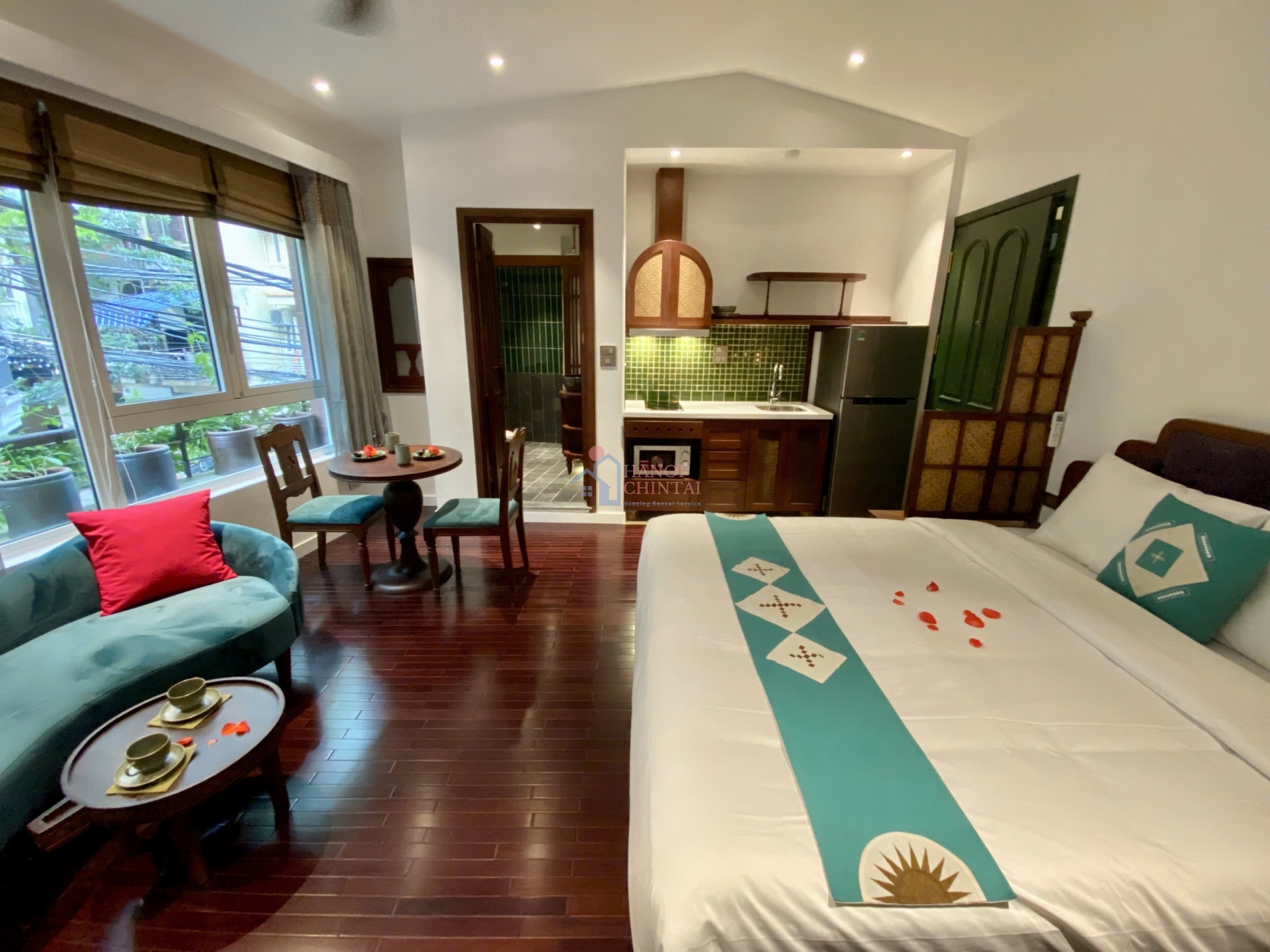 1ベッドルームアパート（30㎡）、302号室、Ba Dinh  Ward、バーディン区、ハノイ