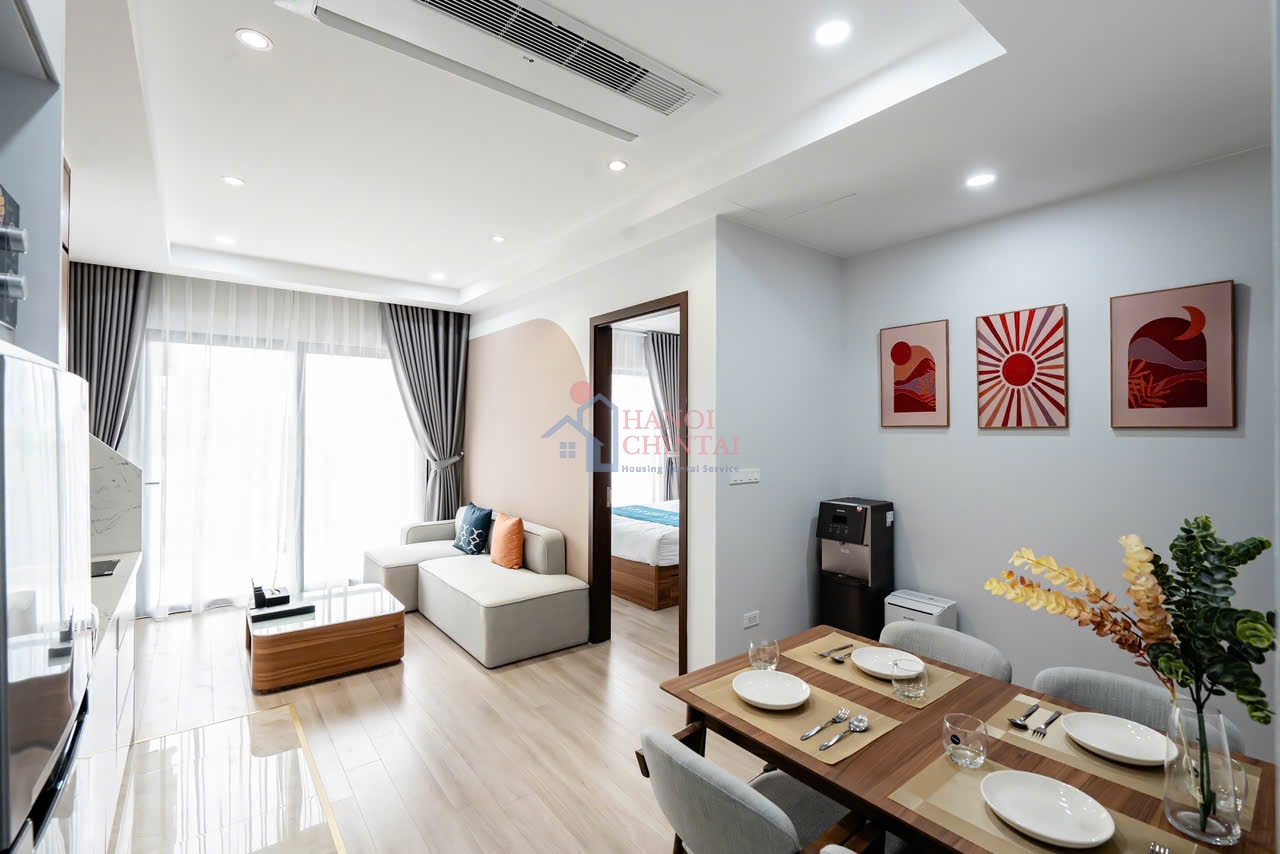 Nui Truc Street, Giang Vo Ward｜2ベッドルームサービスアパートメント｜65㎡