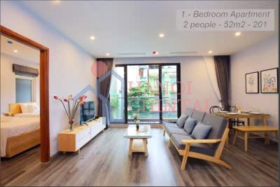 Cozy 1-Bedroom Apartment for Rent on Hoang Hoa Tham Street, Ngoc Ha Ward, Hanoi – 55m²