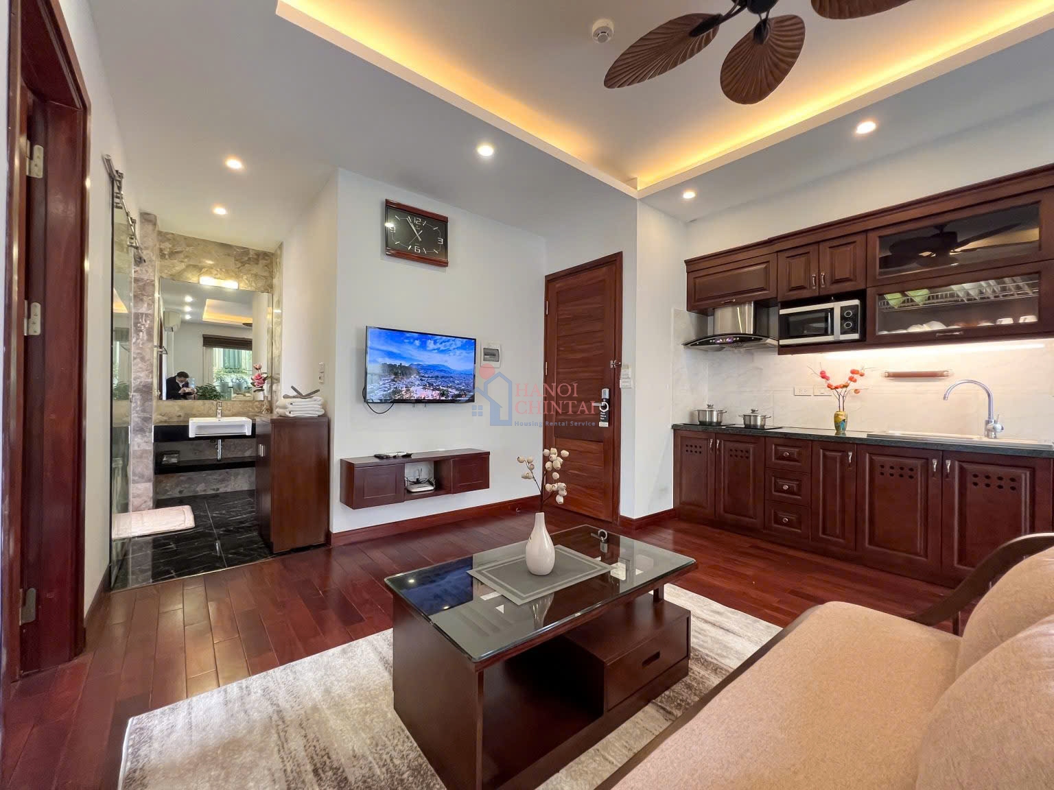 Stylish 1-Bedroom Apartment for Rent in Kim Ma Area, Hanoi – 50m²