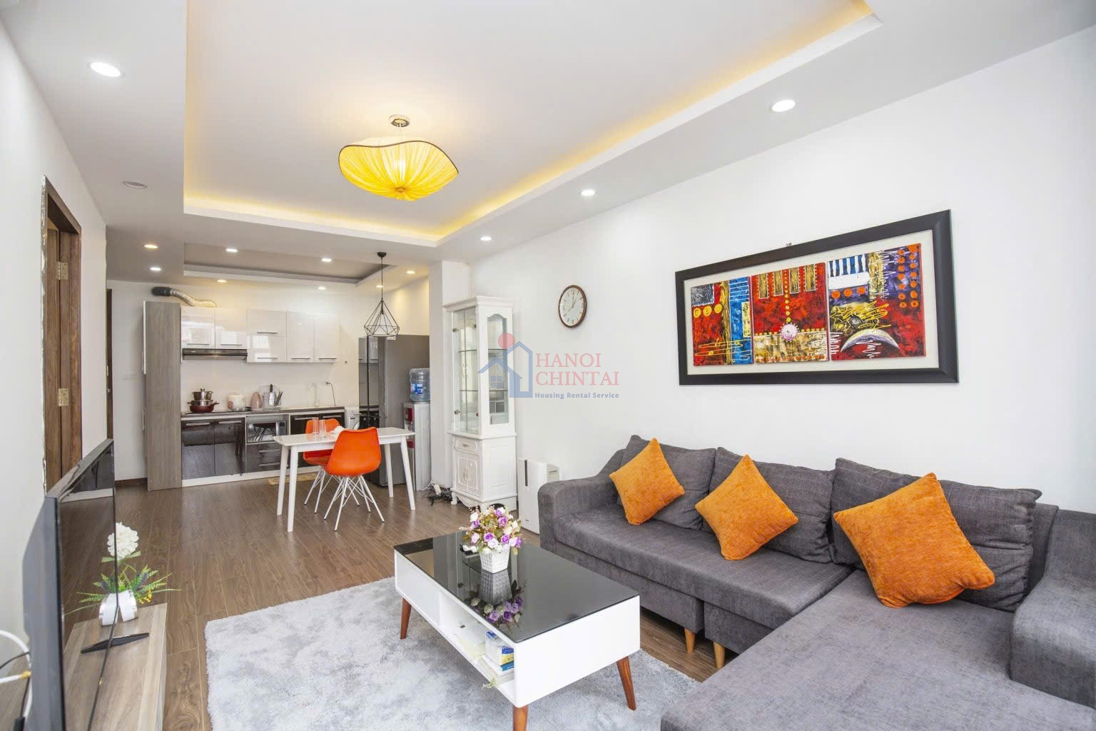Linh Lang Street・Ngoc Ha Wardの65㎡家具付き1ベッドルーム