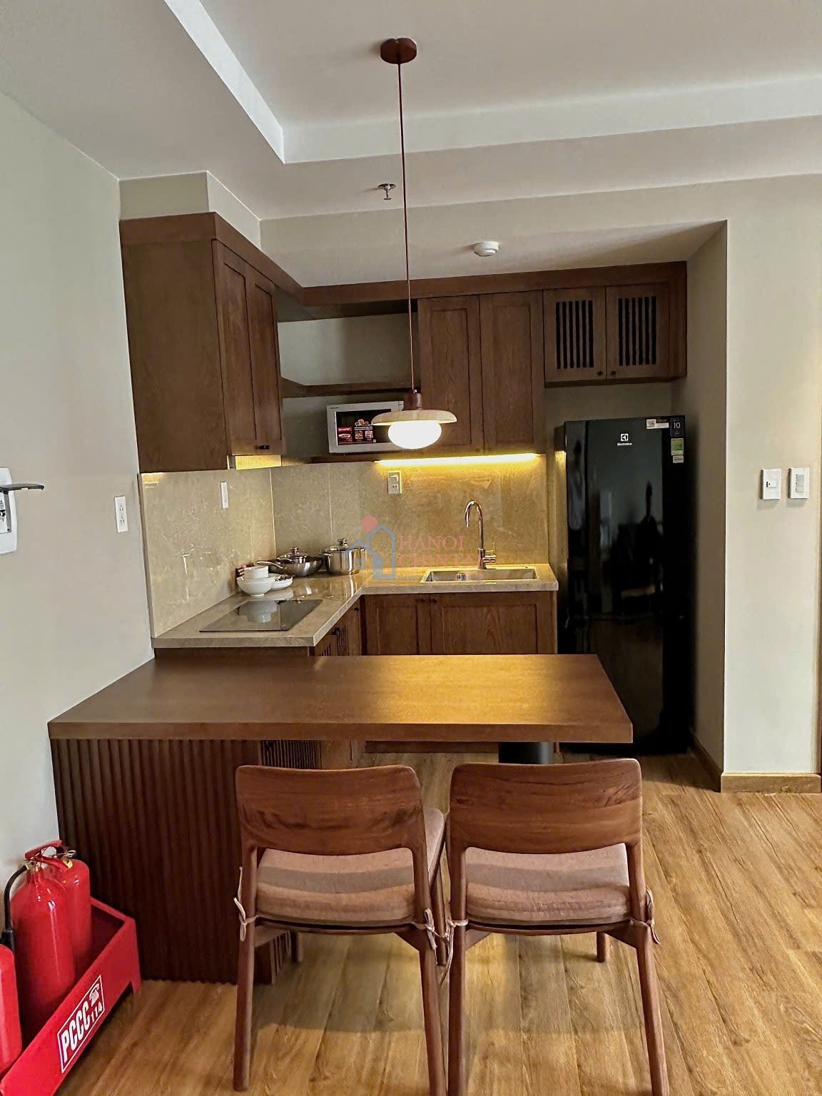 Ba Dinh Ward Ngu Xaエリアの1ベッドルーム賃貸アパート
