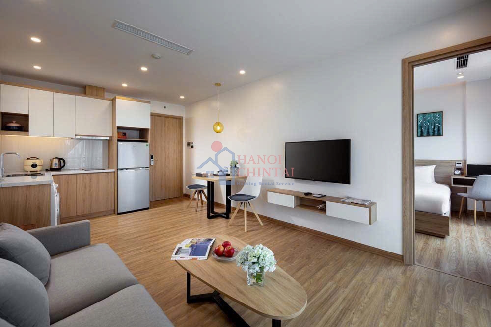 Dịch Vọng Hậuの55m²・1ベッドルームサービスアパートメント