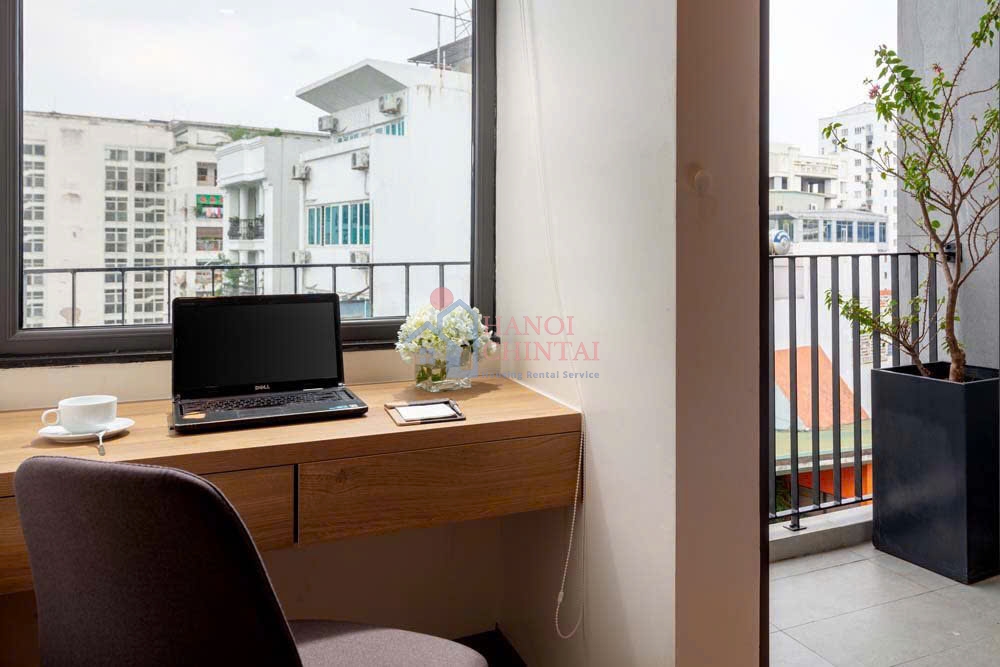 Dịch Vọng Hậu・Cau Giay Wardの60m² 1ベッドルームサービスアパートメント