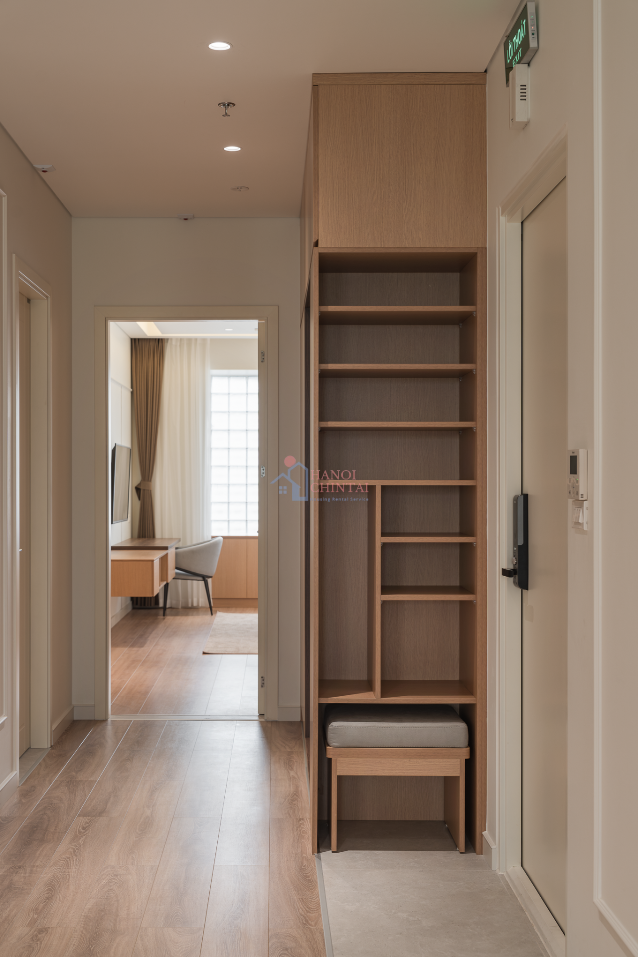 Ba Trieu通りの広々とした2ベッドルームアパート（100㎡）, Hai Ba Trung Ward