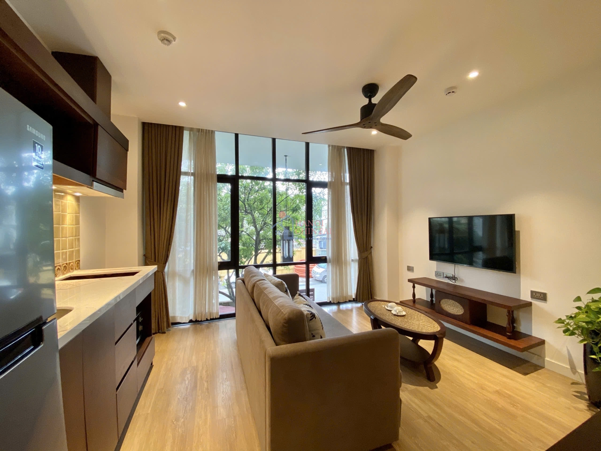 ハノイ、ホアンキエム、Ton That Thiep Strにある1ベッドルームアパートメント203-Aの賃貸