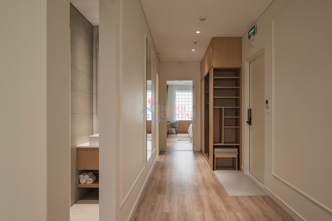 Ba Trieu通りにある豪華な2ベッドルームアパートメント – 100m²、6階