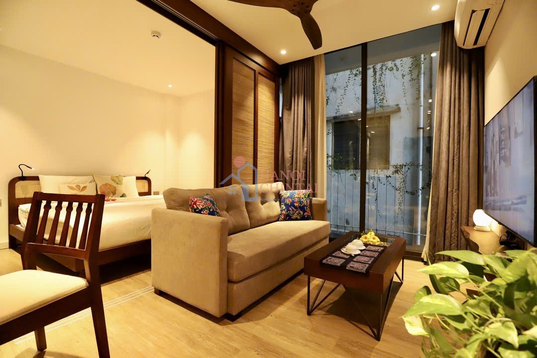 ハノイ、ホアンキエム、Ton That Thiep Strにある1ベッドルームアパートメント401-Bの賃貸