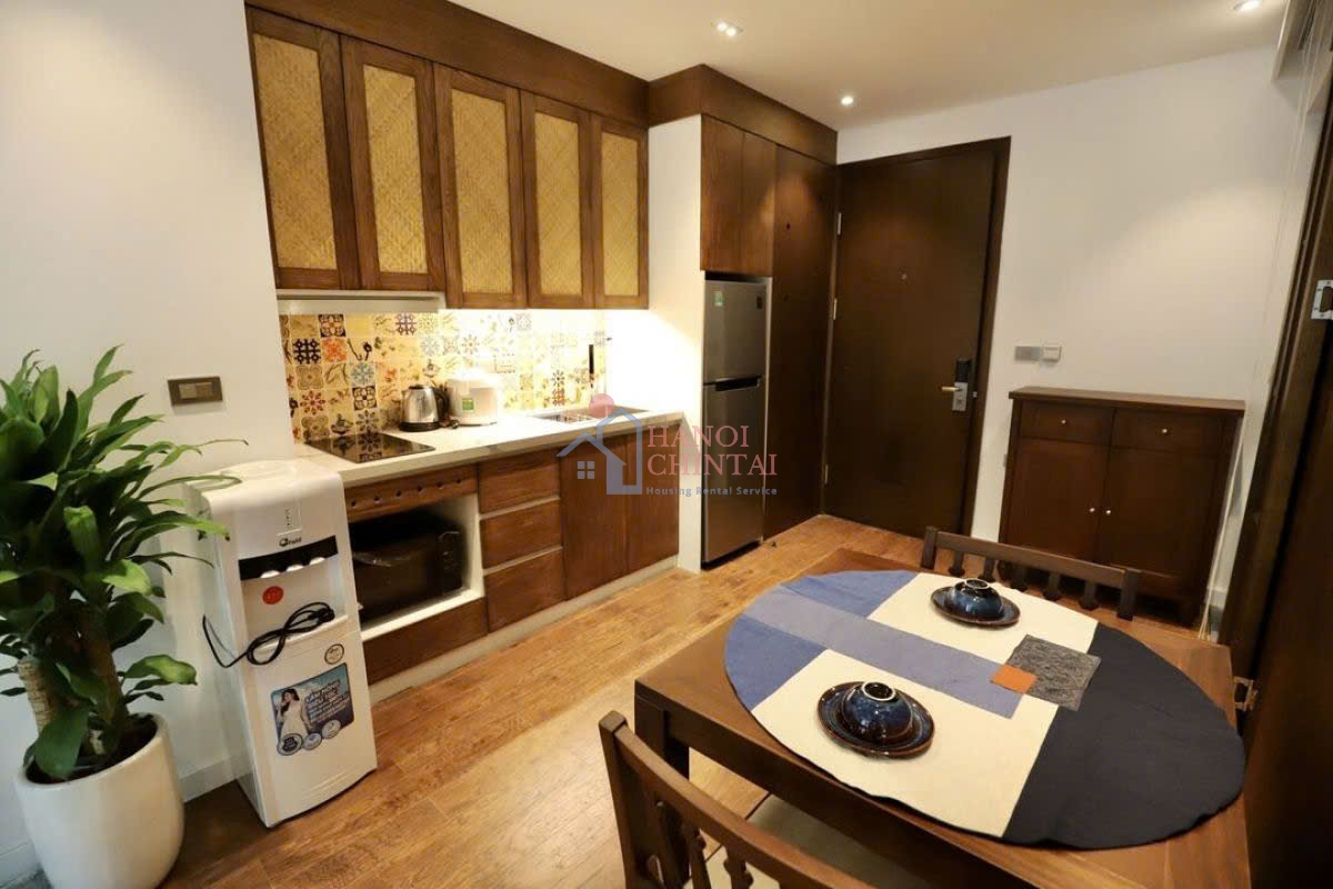 ハノイ、ホアンキエム、Ton That Thiep Strにある1ベッドルームアパートメント501-Bの賃貸