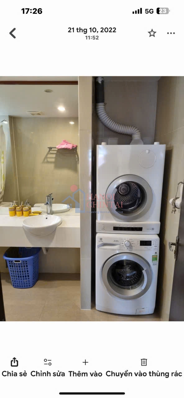 Tay Ho Ward・5階・90㎡の広々とした2ベッドルーム賃貸アパート