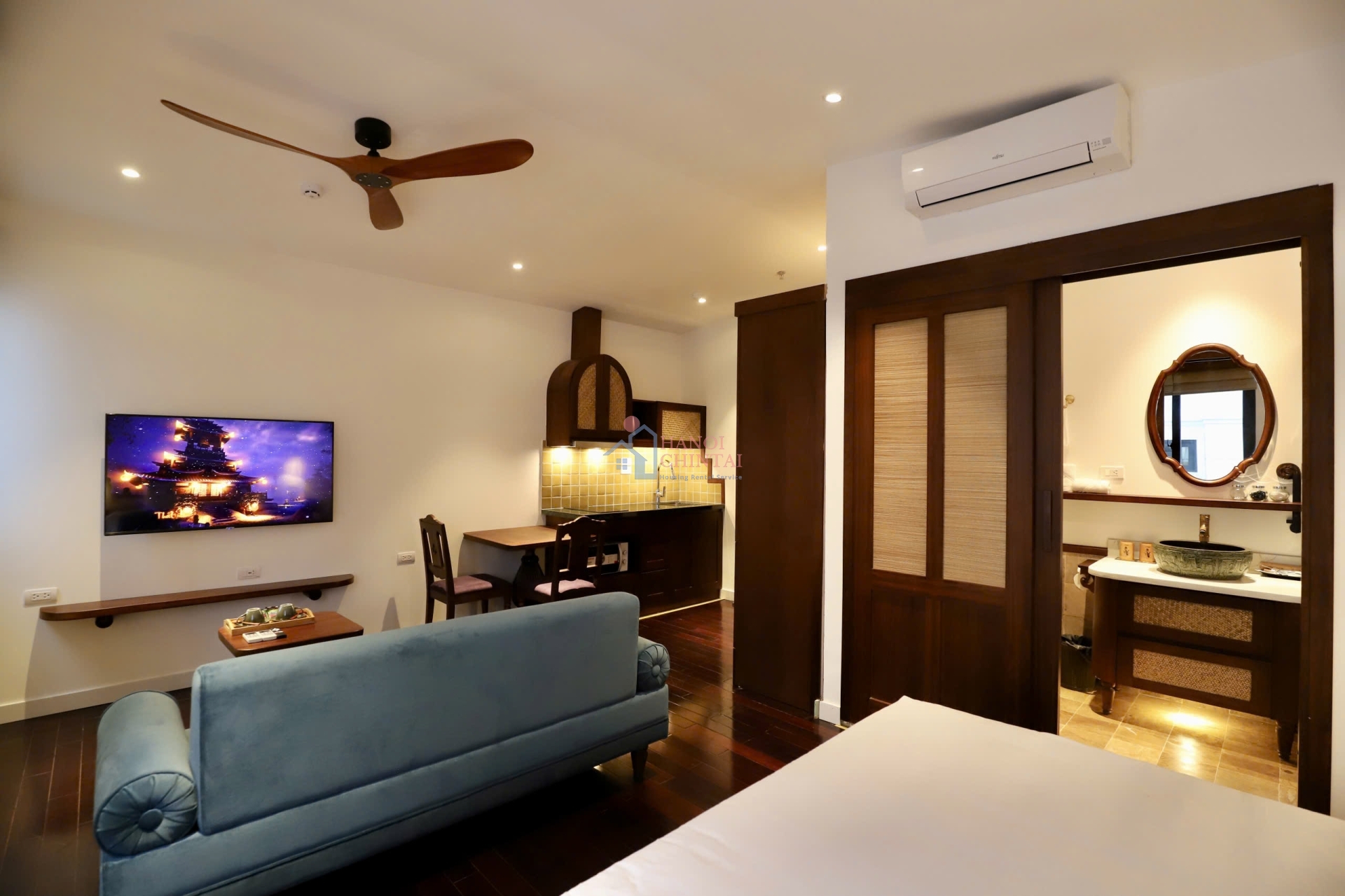 アパート401｜Tay Hoエリアの快適な1ベッドルーム（40㎡）