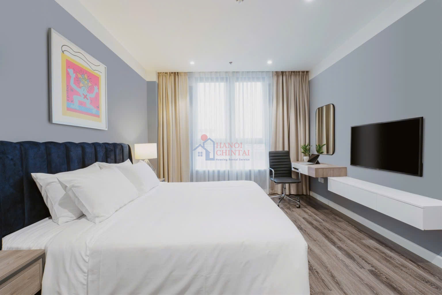 Comfortable 2-Bedroom Apartment for Rent in Thuy Khue Area, Hanoi