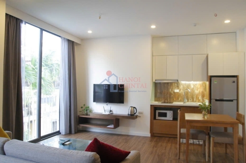 Bright 1-Bedroom Apartment for Rent on Dao Tan Street, Ba Dinh District, Hanoi image 2
