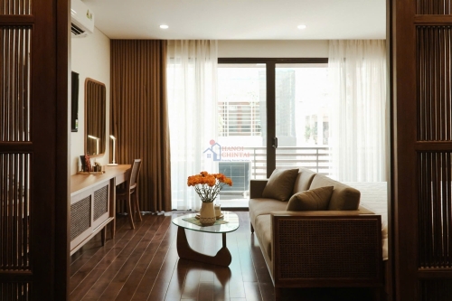 Modern Fully Furnished 1-Bedroom Apartment for Rent in Lieu Giai Ward, Hanoi image 1