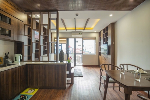 Linh Lang Street・Ngoc Ha Wardの家具付き1ベッドルームアパート image 6