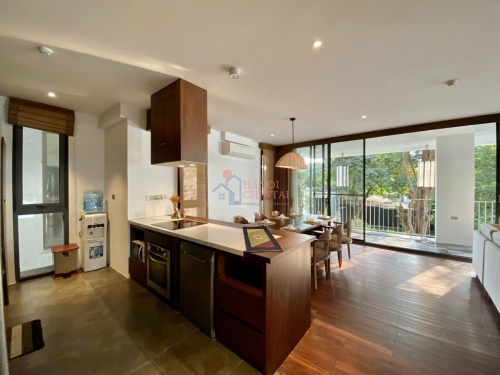 ハノイ西湖エリアの高級3LDKサービスアパートメント image 12